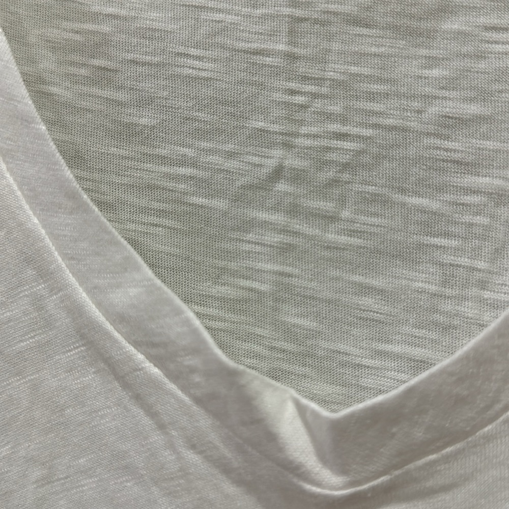 NWT Caslon Nordstrom V-Neck Slub Muscle Tank XXL White - Picture 4 of 8